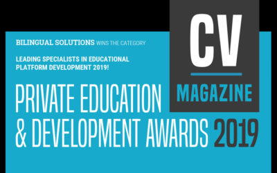 Bilingual Solutions wins The Private Education & Development Awards 2019
