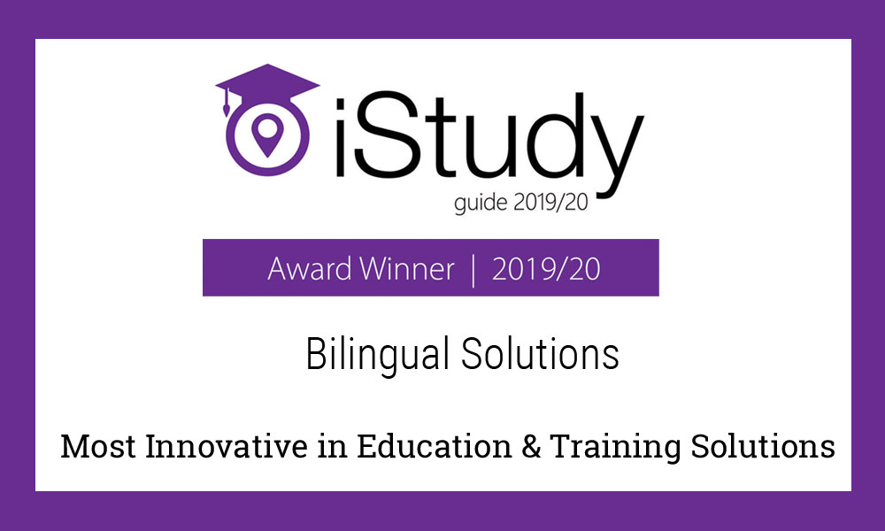 Bilingual Solutions wins iStudy Award 2019/20