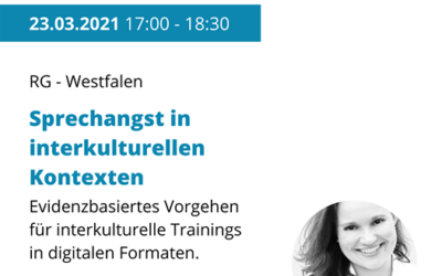 Webinar 23 March 2021: Communication Apprehension in Intercultural Context